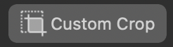 Custom Crop button